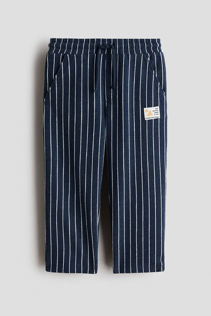Terry drawstring trousers