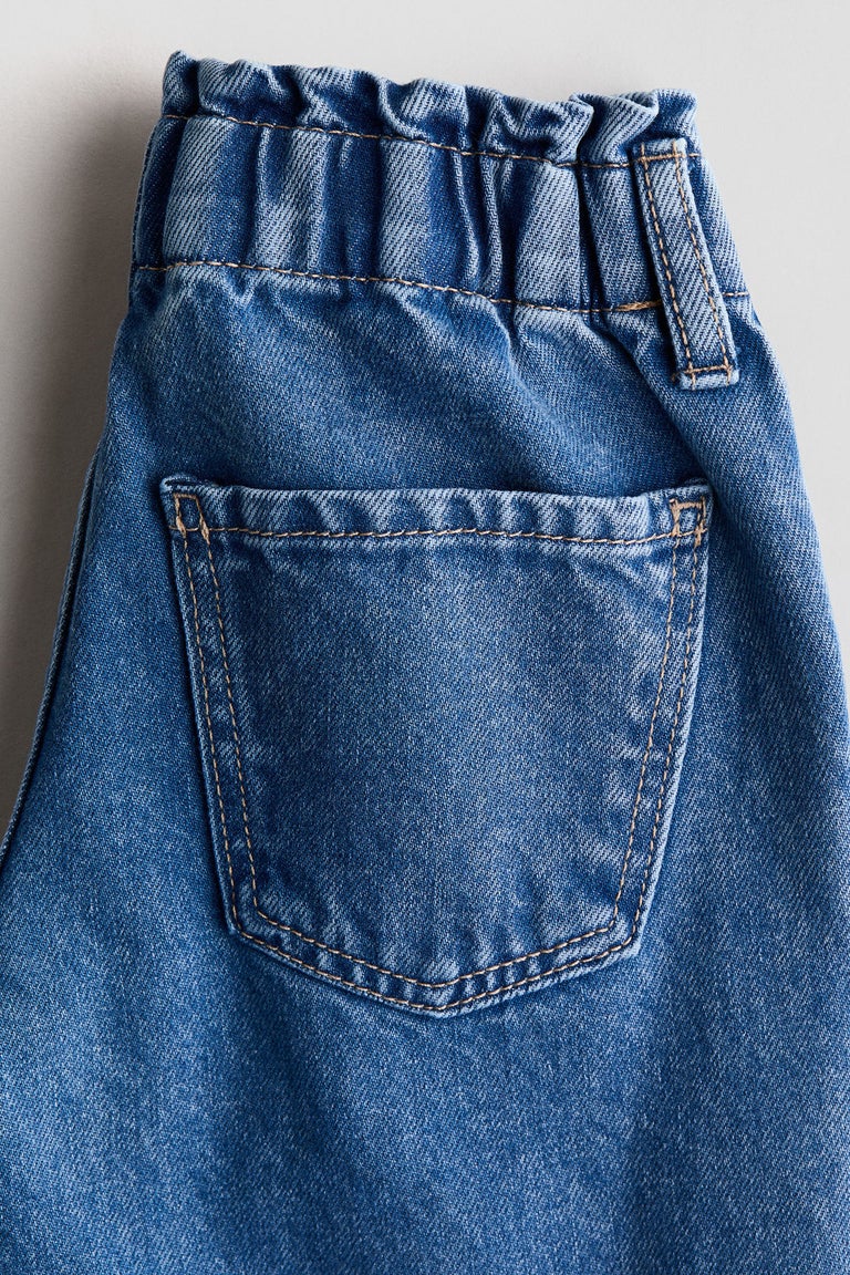 Wide Leg Paper bag jeans Image 2 of 4