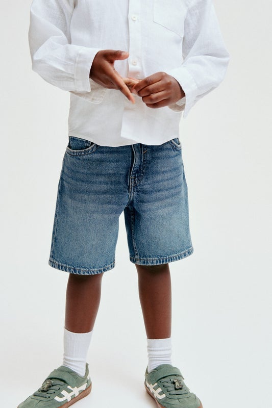 Denim shorts