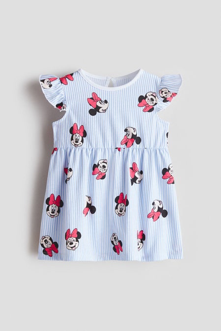 Printed cotton dress