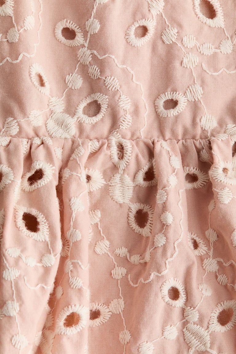 Broderie anglaise cotton dress Image 6 of 6