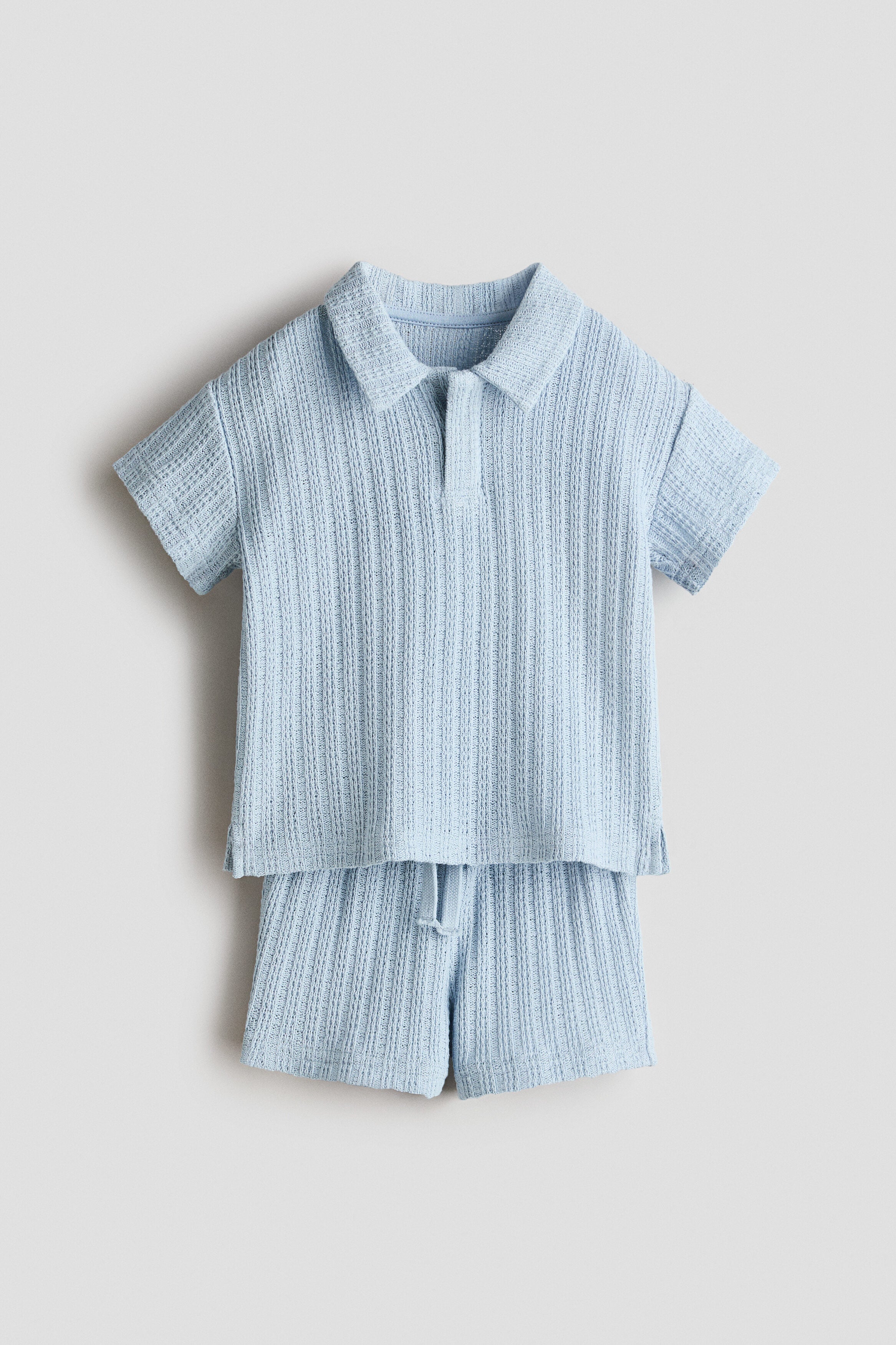 2-piece pointelle-knit set