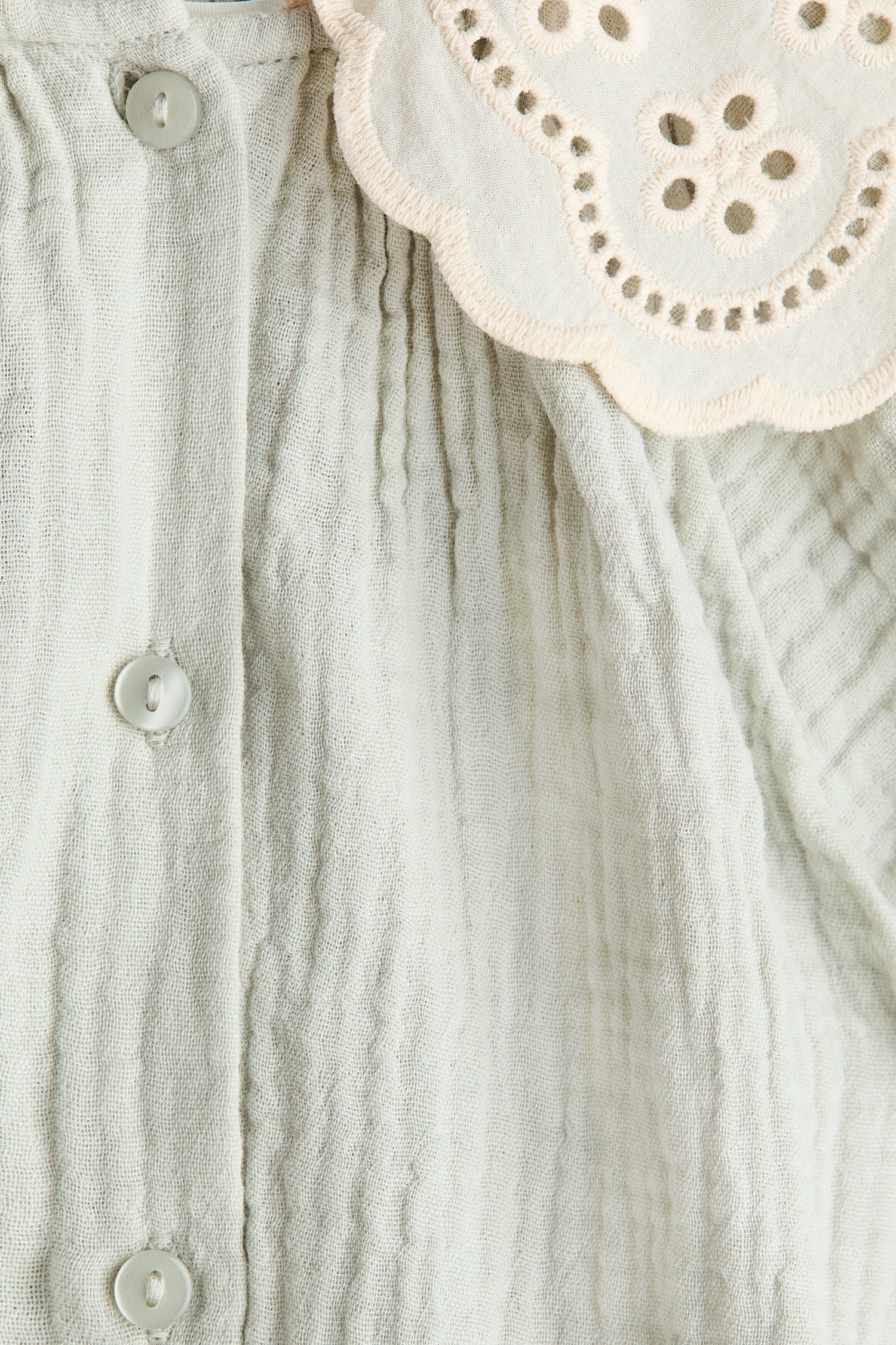 Cotton muslin romper suit