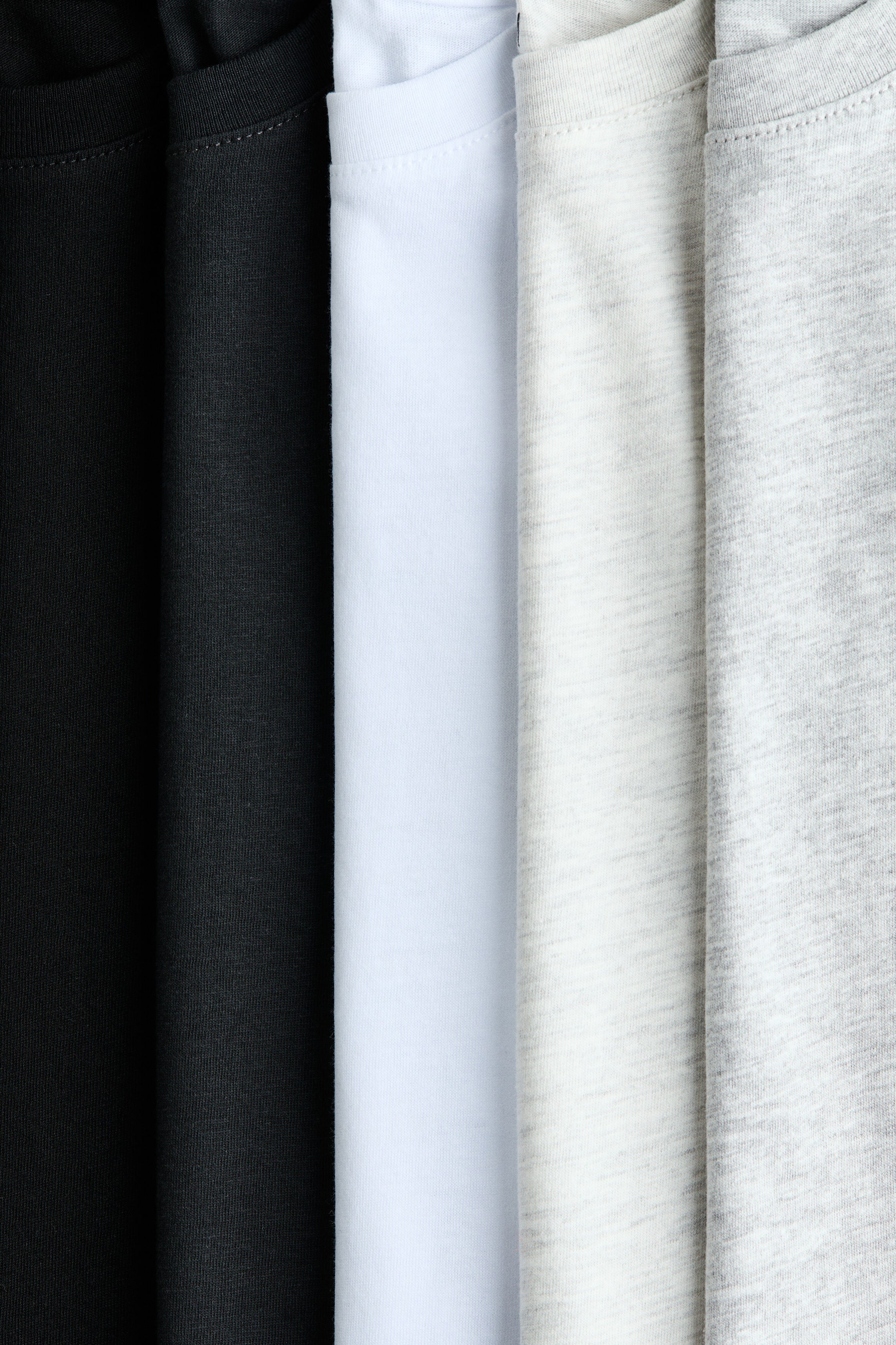 5-pack cotton T-shirts