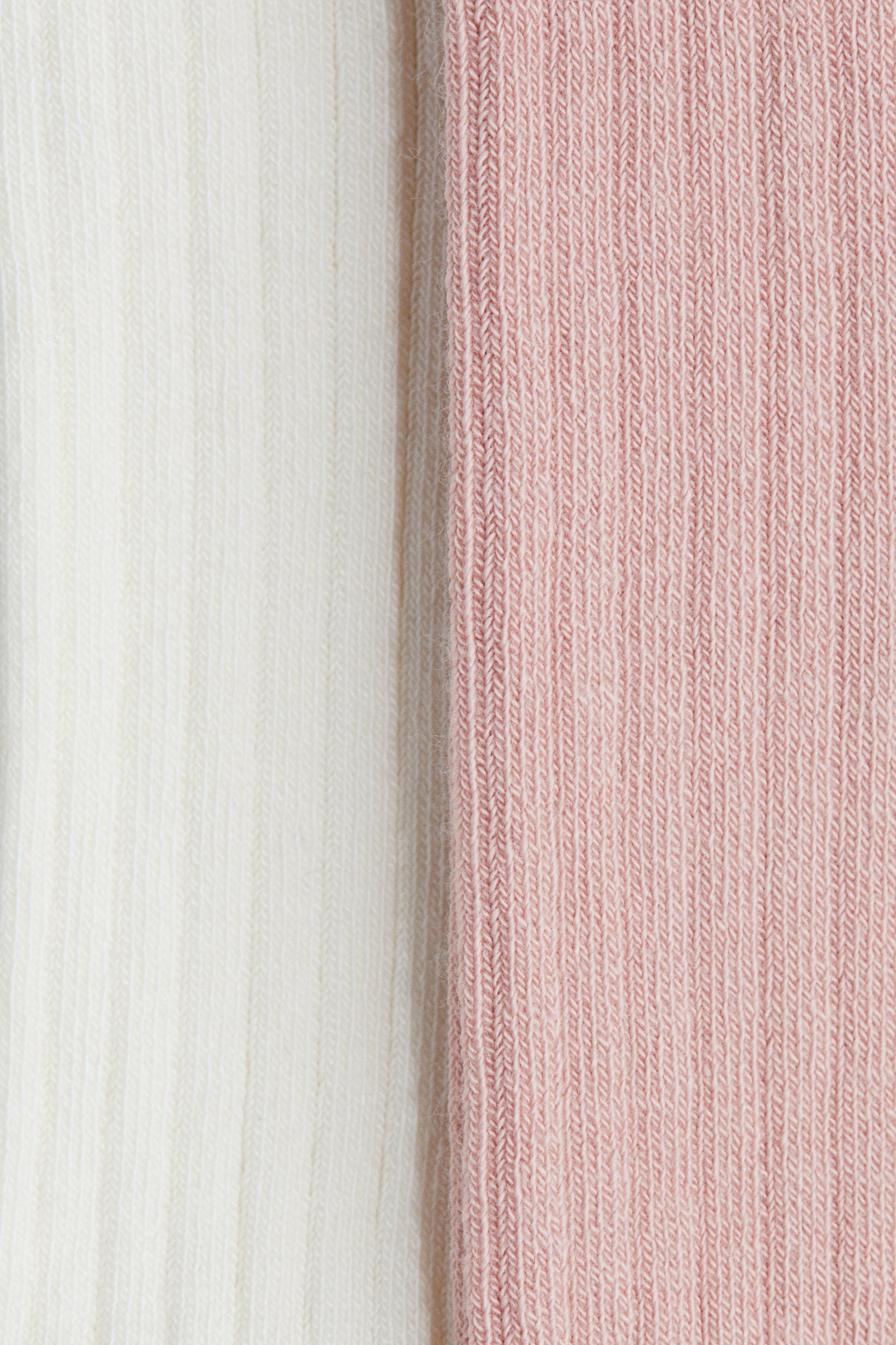 2-pack rib-knit tights