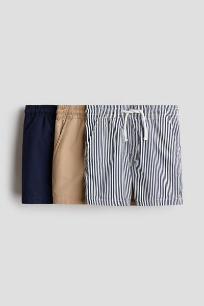 3-pack cotton shorts