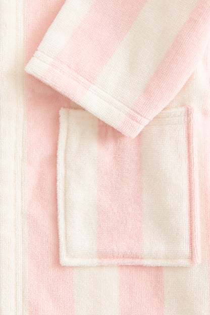 Cotton terry dressing gown