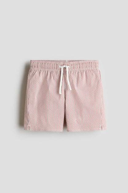 Patterned swim shorts - Light Brown Striped / 1.5-2 Years