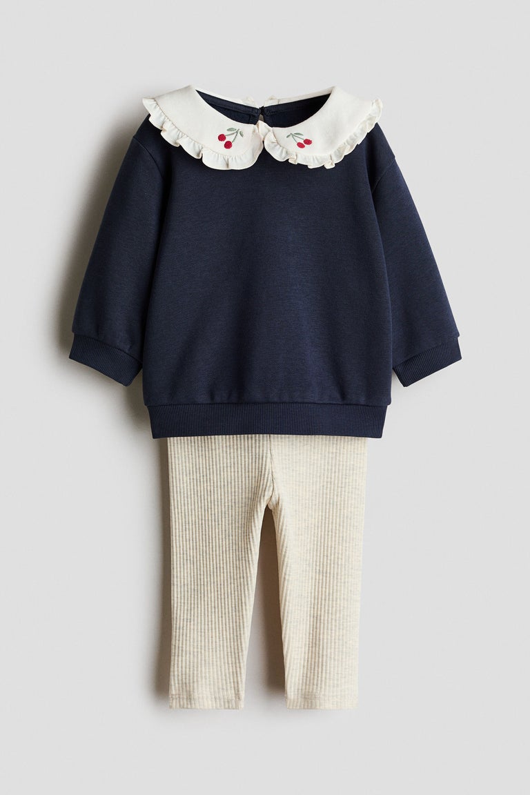 2-piece top and leggings set - 12M