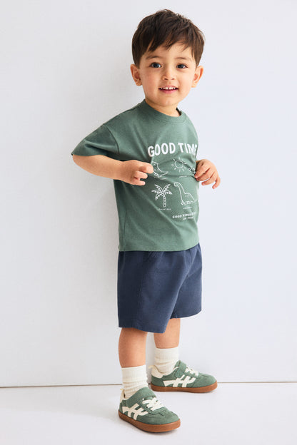 Linen-blend shorts - 12M