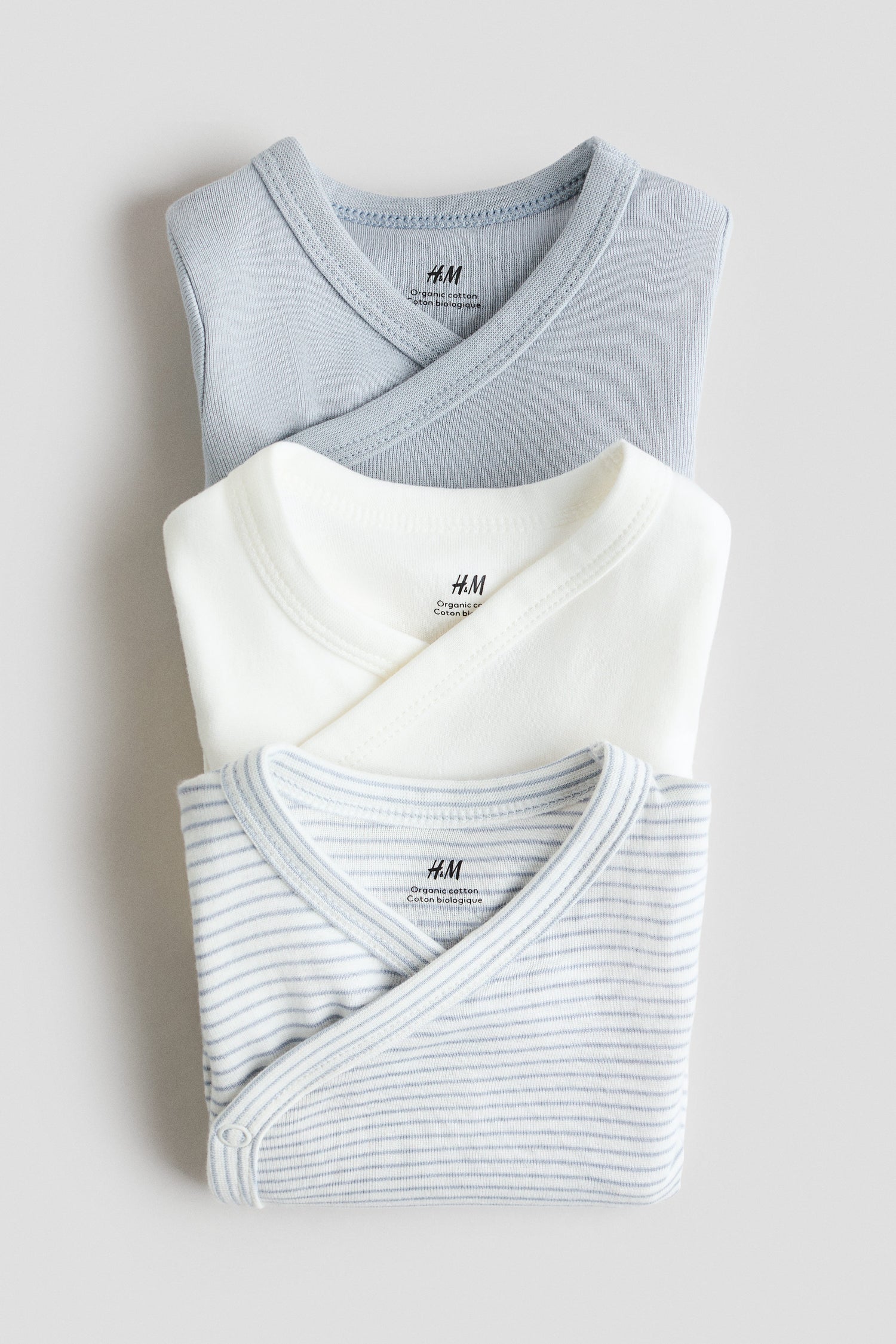 3-pack long-sleeved bodysuits