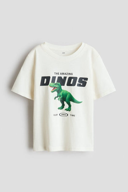 Printed cotton T-shirt