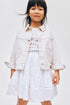 Pintucked cotton skirt - White / 8-10 Years