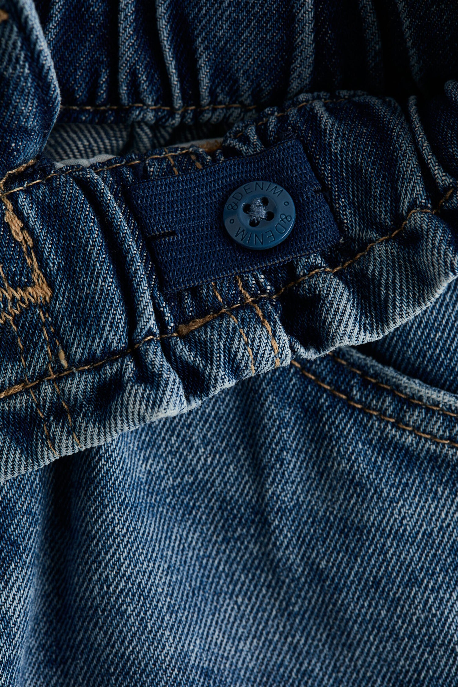 Relaxed paperbag jeans