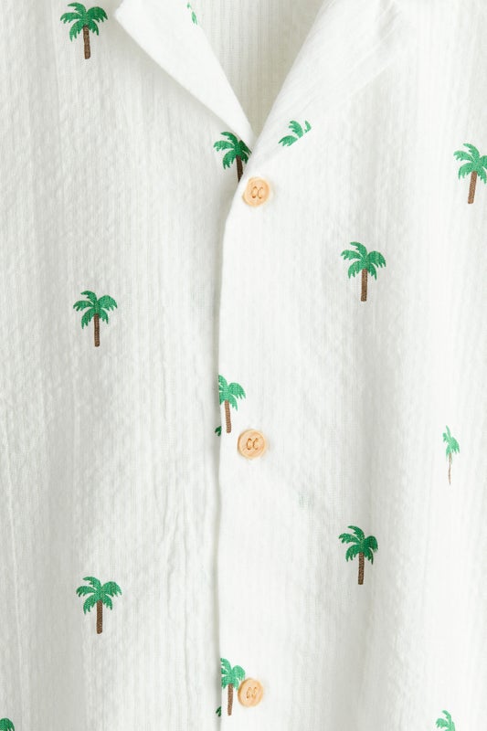 Seersucker resort shirt