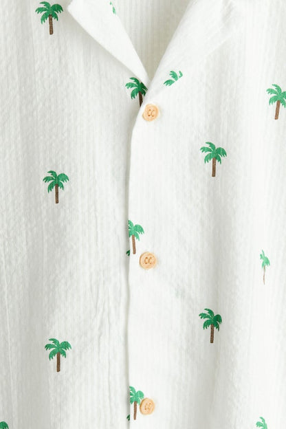 Seersucker resort shirt