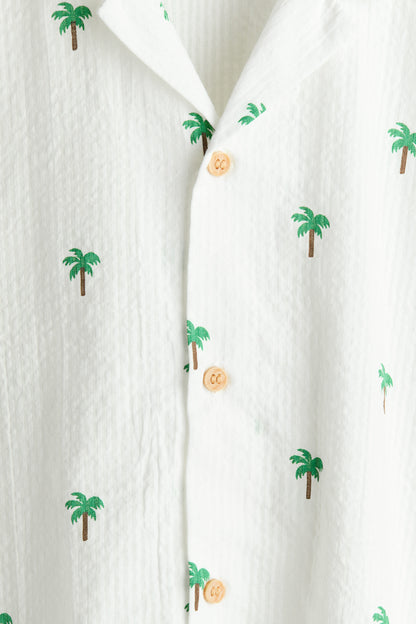 Seersucker resort shirt