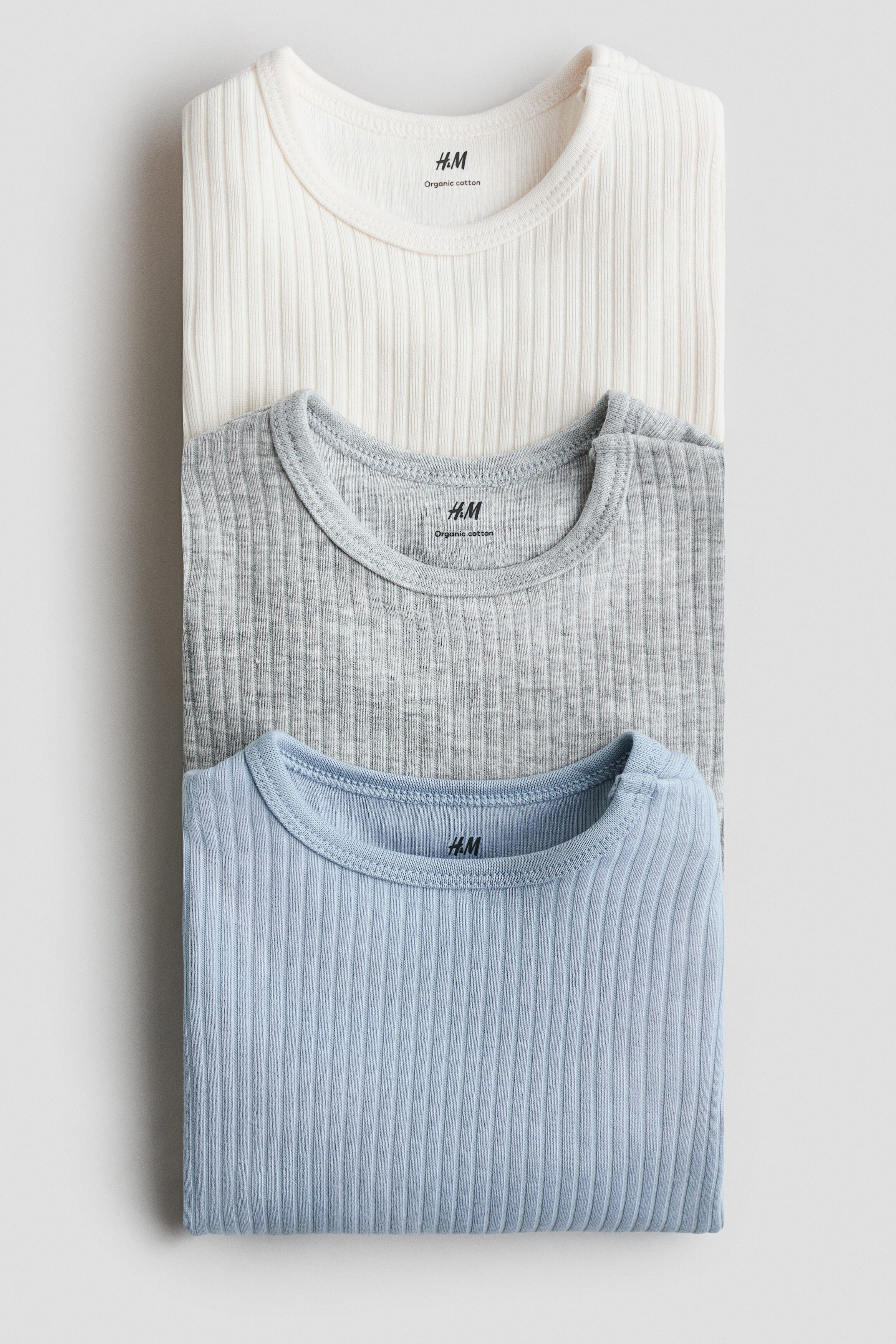 3-pack ribbed bodysuits