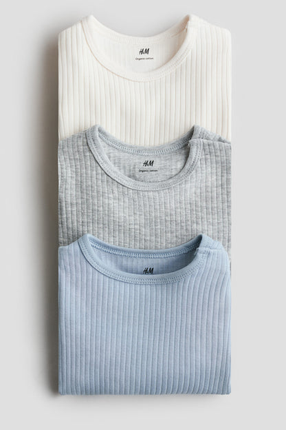 3-pack ribbed bodysuits