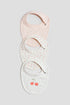 3-pack jersey bibs - Light Pink Cherries