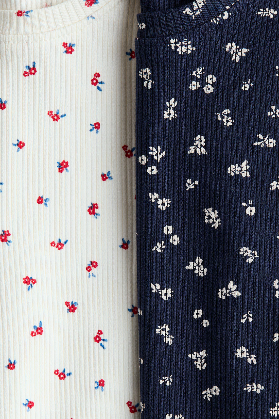 2-pack flounce-trimmed tops