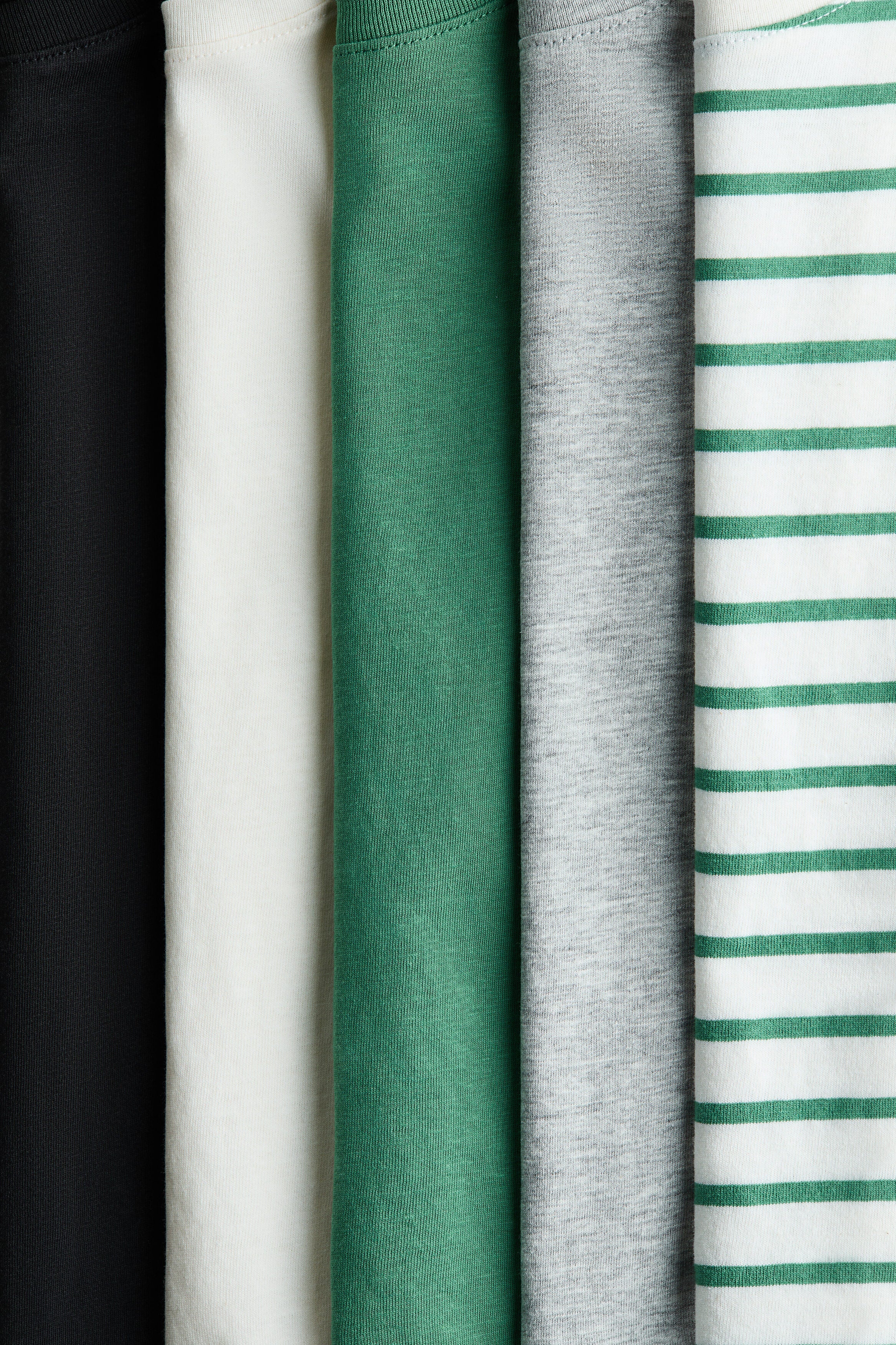 5-pack cotton jersey tops