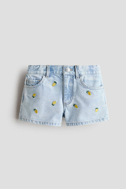 Denim shorts