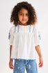 Embroidered cotton blouse - White 4 / 1.5-2 Years