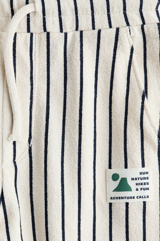 Terry drawstring trousers