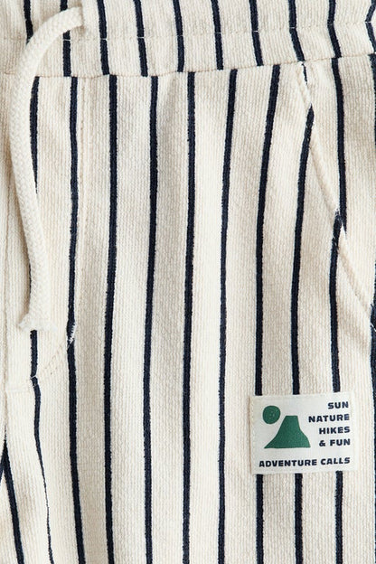 Terry drawstring trousers