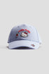 Motif-detail cotton cap - Light Blue Hello Kitty / 6-10 Years