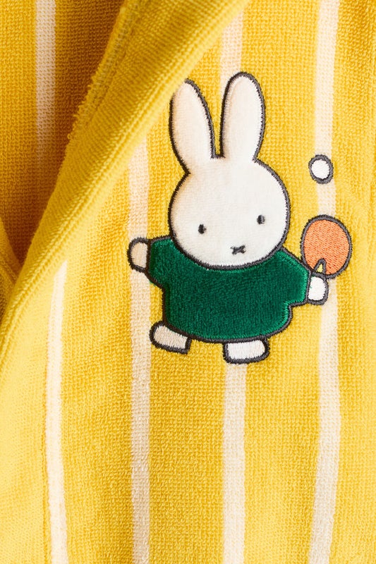 Appliquéd dressing gown