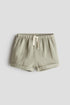 Cotton muslin shorts