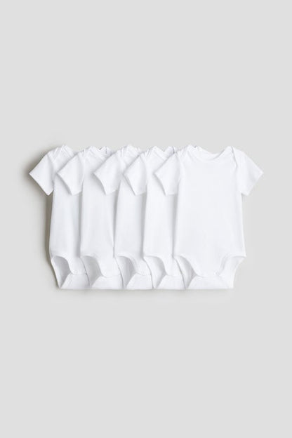 5-pack cotton bodysuits