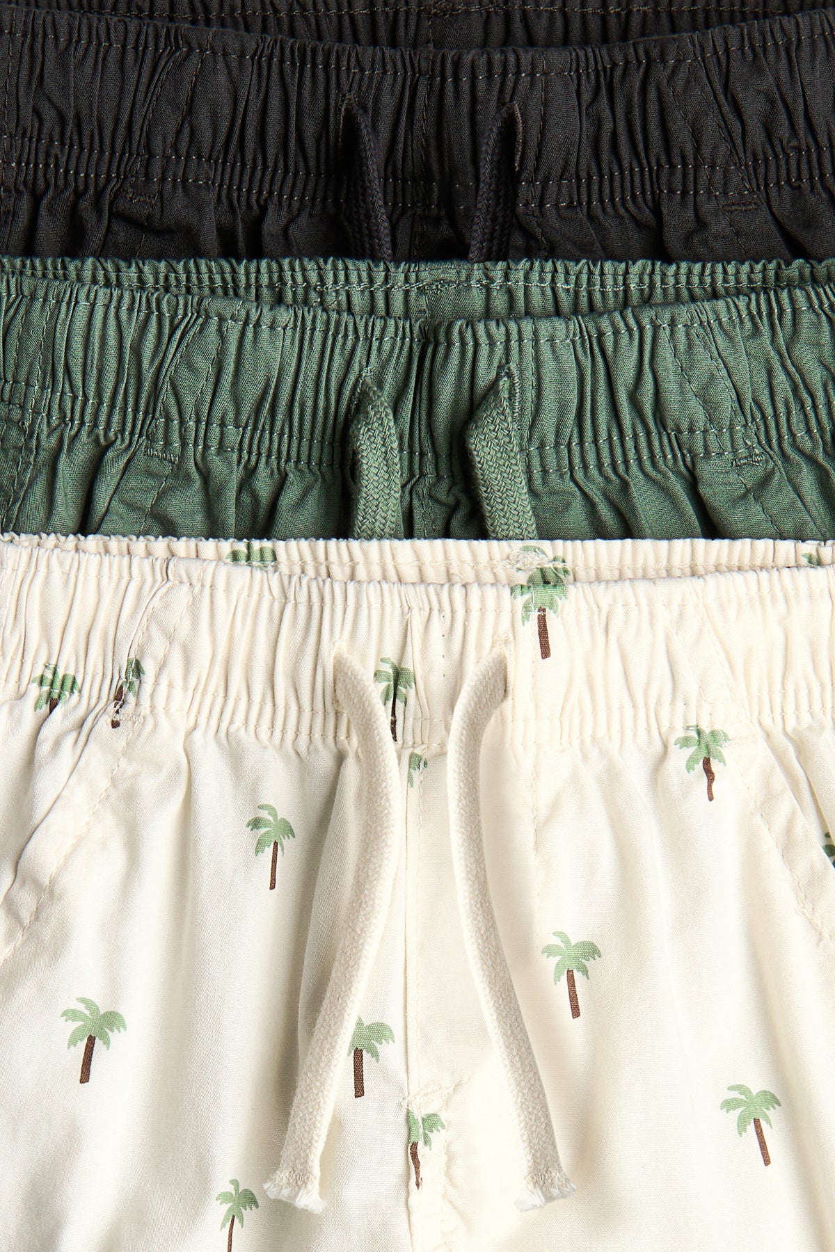 3-pack cotton shorts