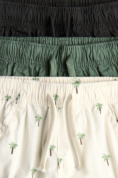 3-pack cotton shorts
