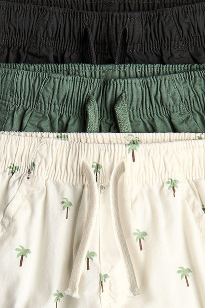 3-pack cotton shorts