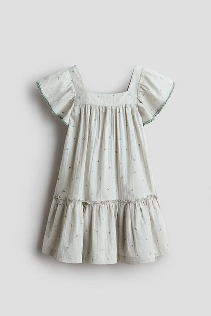 Flared cotton dress