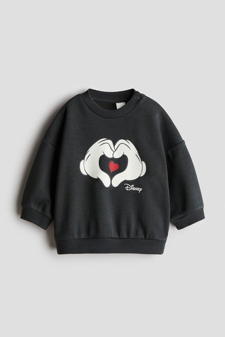 Print-motif sweatshirt