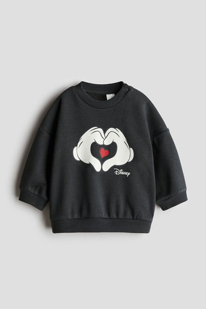 Print-motif sweatshirt