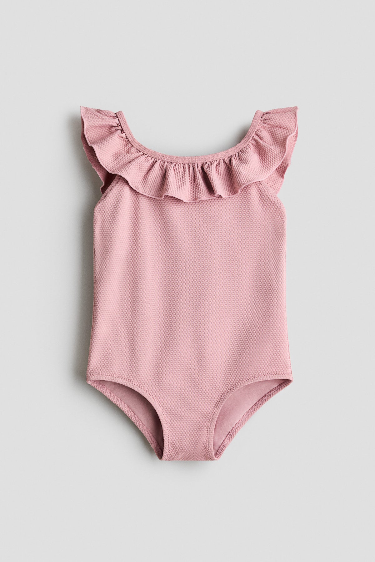 Frill-trimmed swimsuit