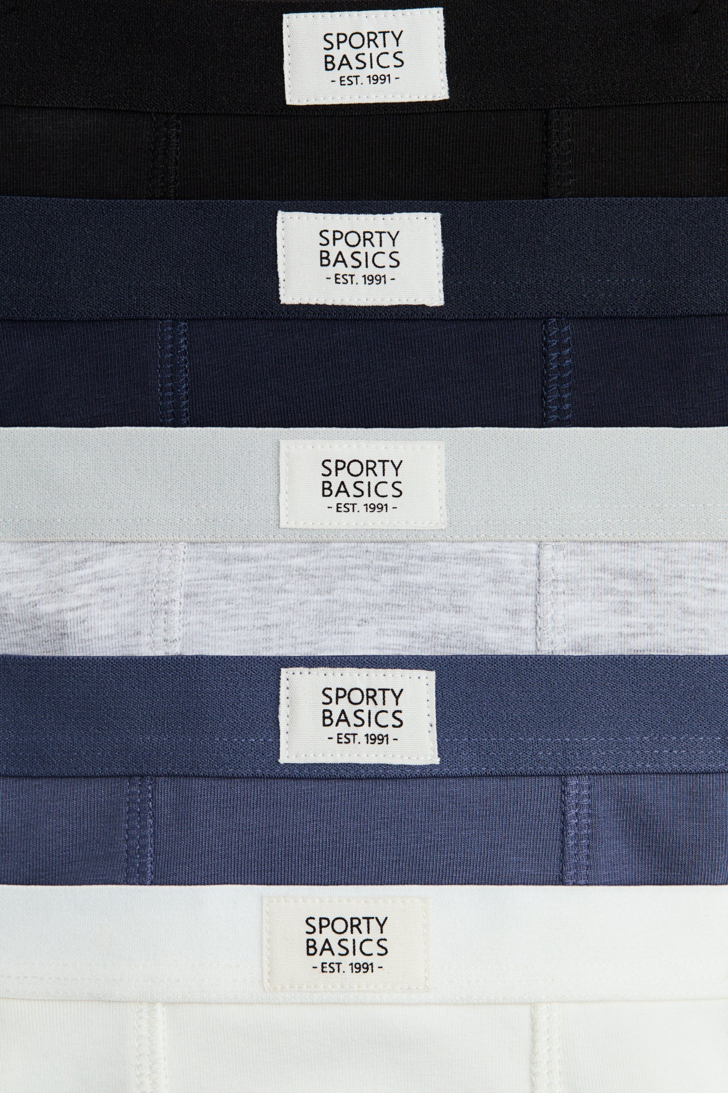 5-pack cotton trunks