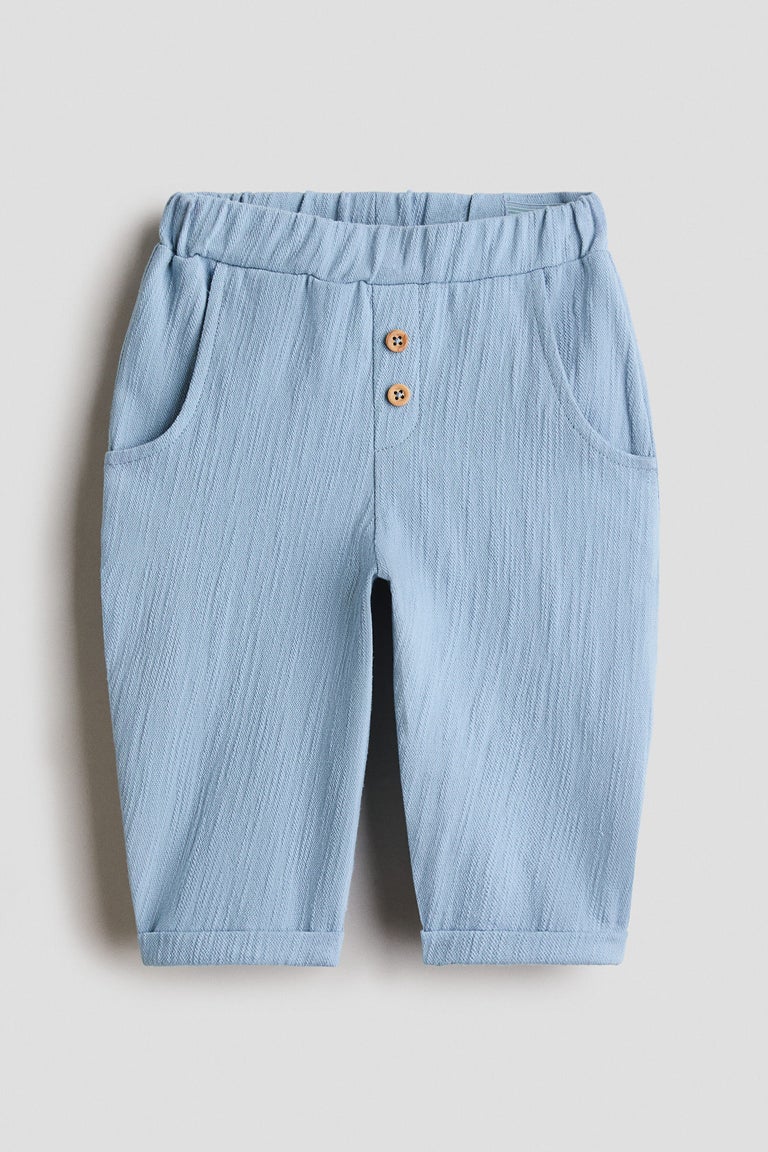 Textured jersey trousers Image 1 of 2