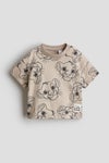 Printed cotton T-shirt