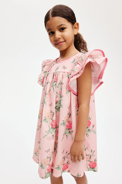 Cotton seersucker dress