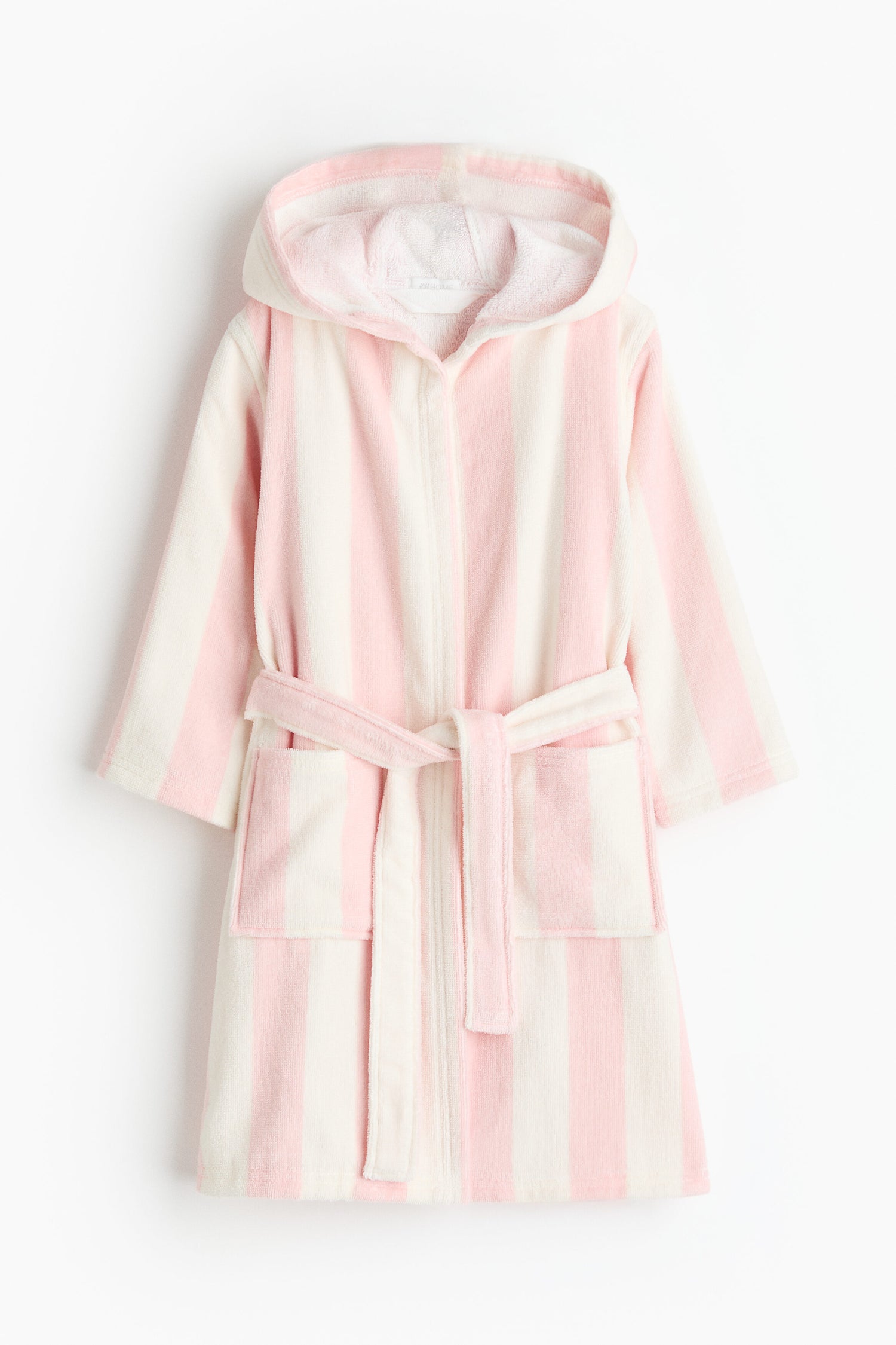 Cotton terry dressing gown