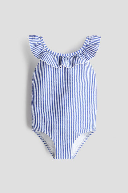 Frill-trimmed swimsuit