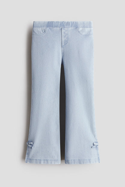 Denim-look flared jeggings - Blue / 1.5-2 Years