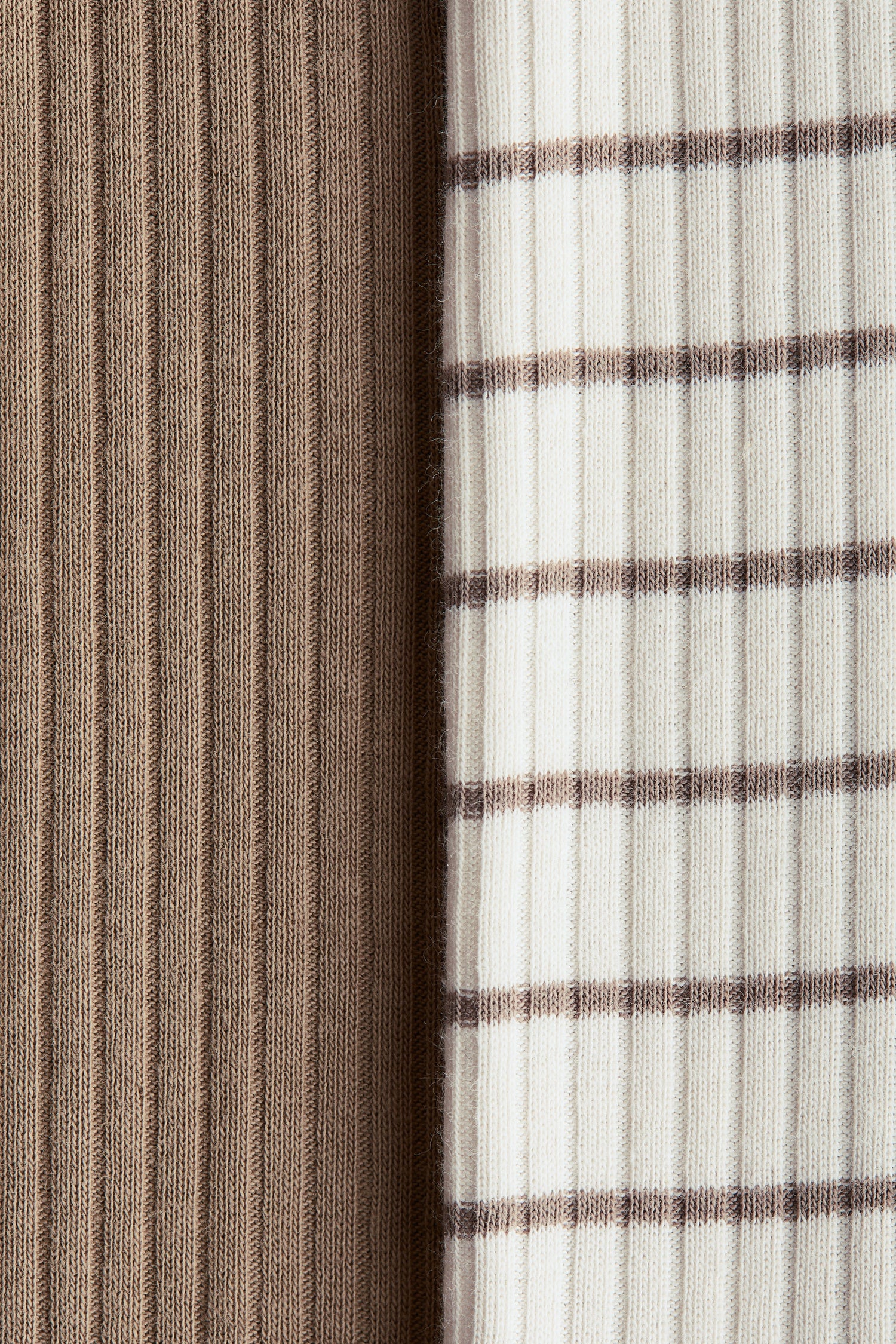 Dark Beige Striped