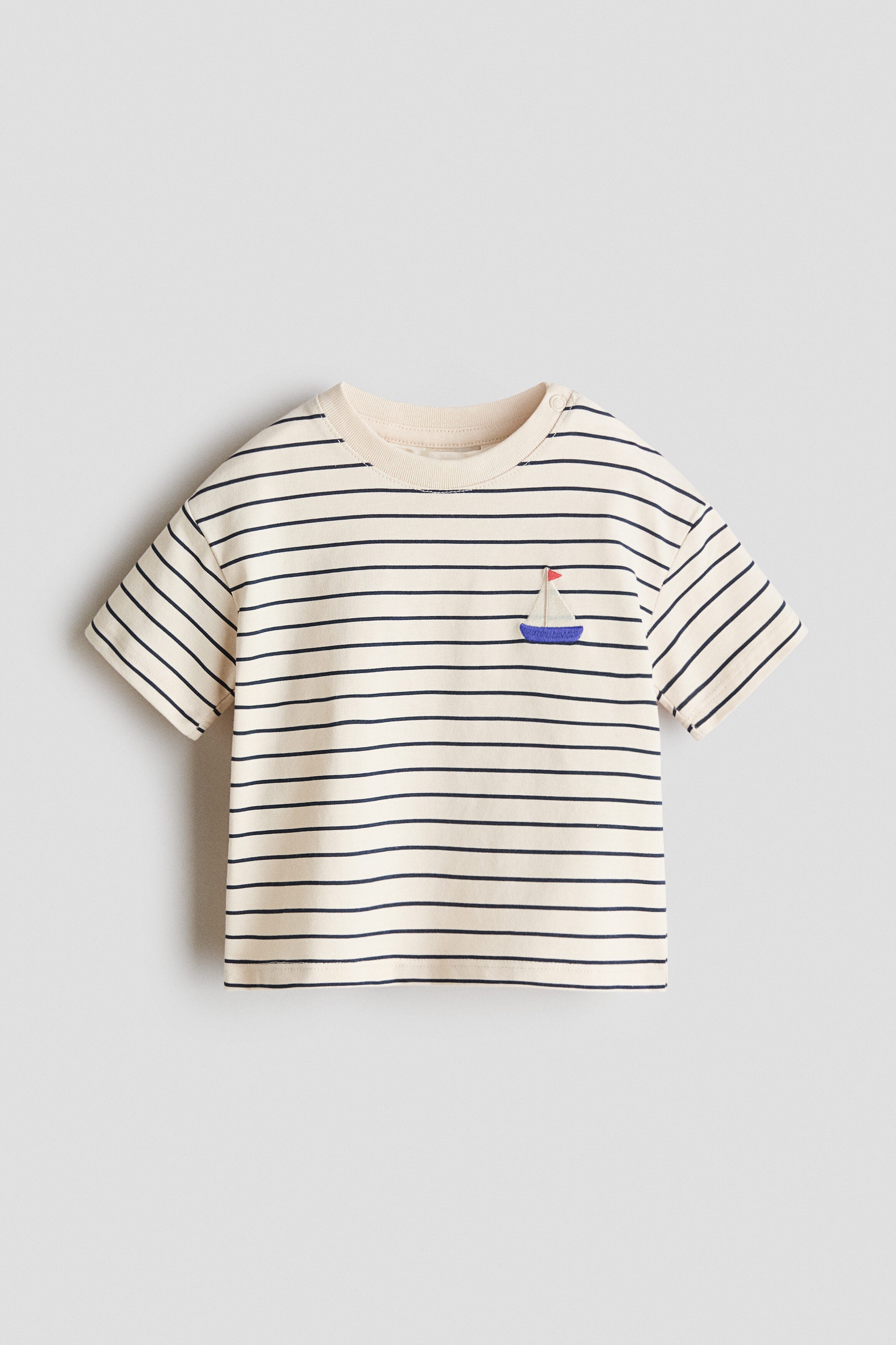 Embroidery-detail T-shirt